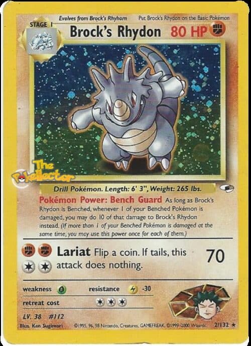 Brock’s Rhydon Gym Heroes 2/132