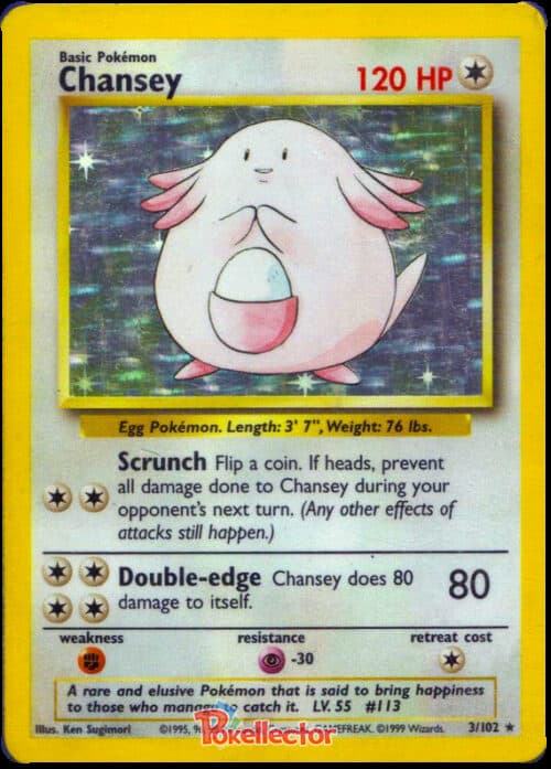 Chansey Base Set 3/102