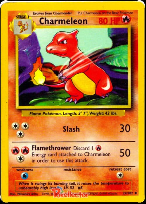 Charmeleon #24/102 — Base Set
