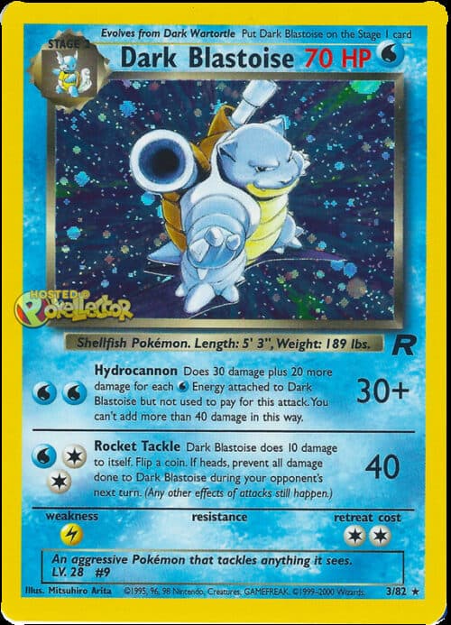 Dark Blastoise Team Rocket 3/82
