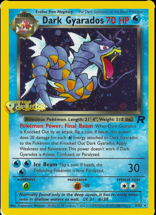 Dark Gyarados Team Rocket 8/82