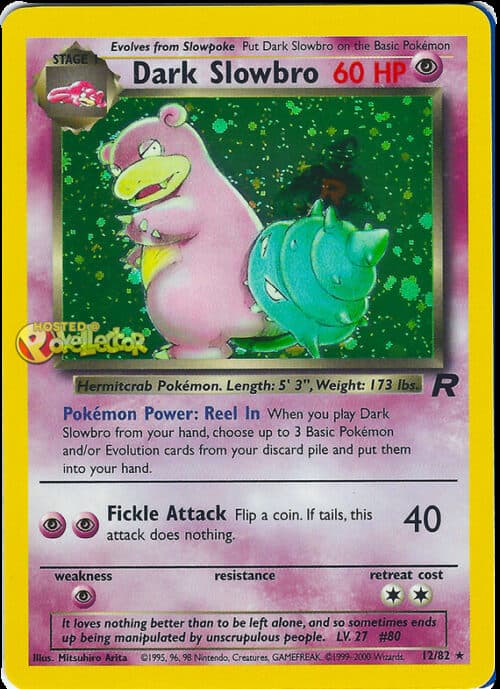 Dark Slowbro Team Rocket 12/82