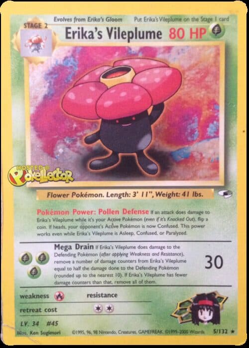 Erika’s Vileplume Gym Heroes 5/132
