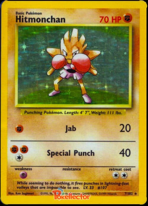 Hitmonchan Base Set 7/102
