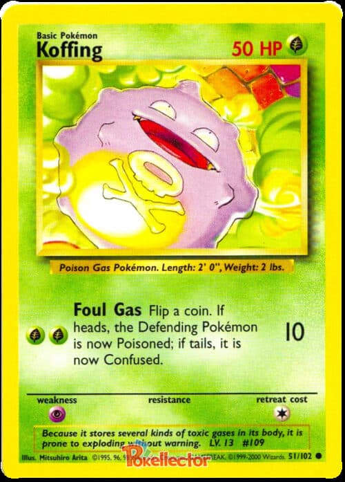 Koffing #51/102 — Base Set