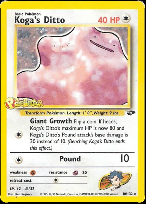 Koga’s Ditto Gym Challenge 10/132