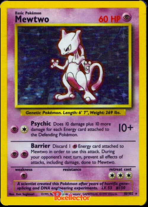 Mewtwo Base Set 10/102