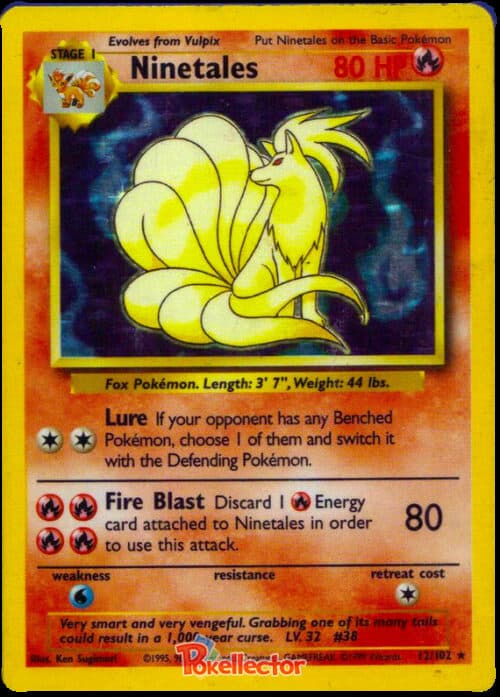 Ninetales Base Set 12/102