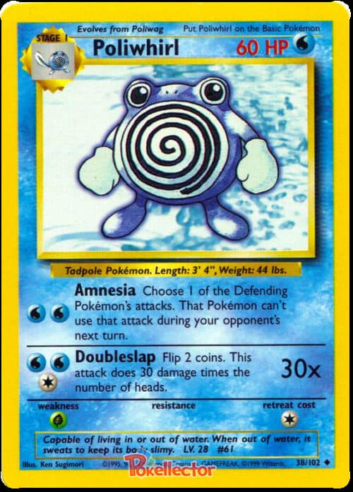 Poliwhirl #38/102 — Base Set