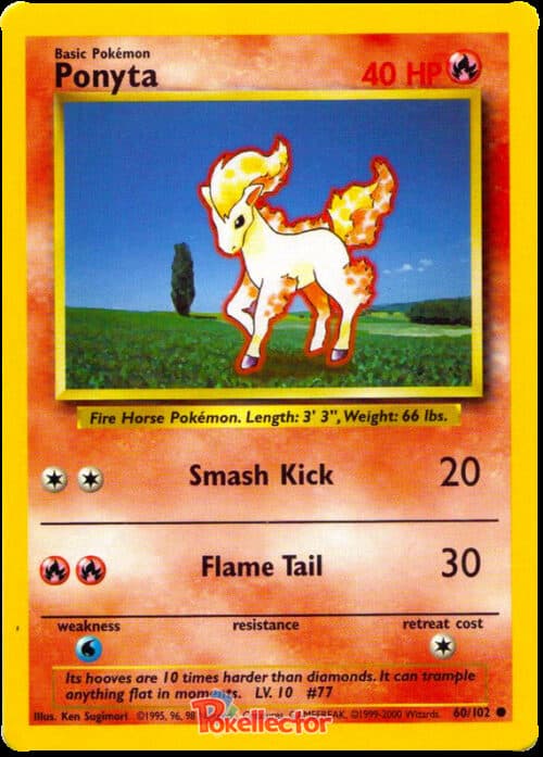 Ponyta #60/102 — Base Set