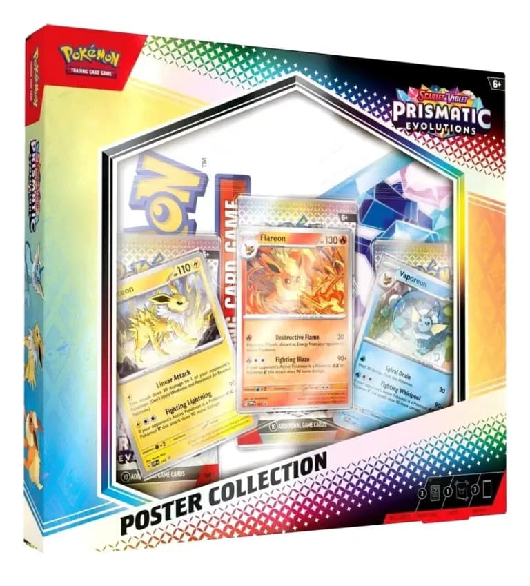 Pokemon Scarlet & Violet Prismatic Evolutions Poster Collection