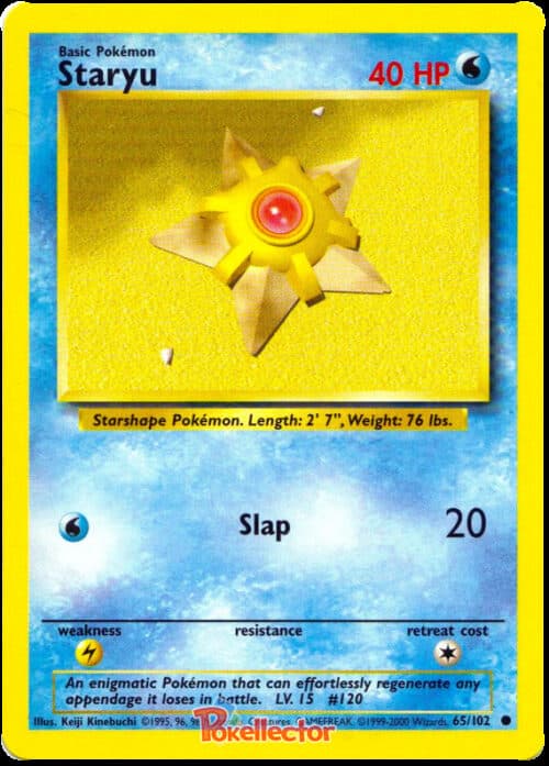 Staryu #65/102 — Base Set
