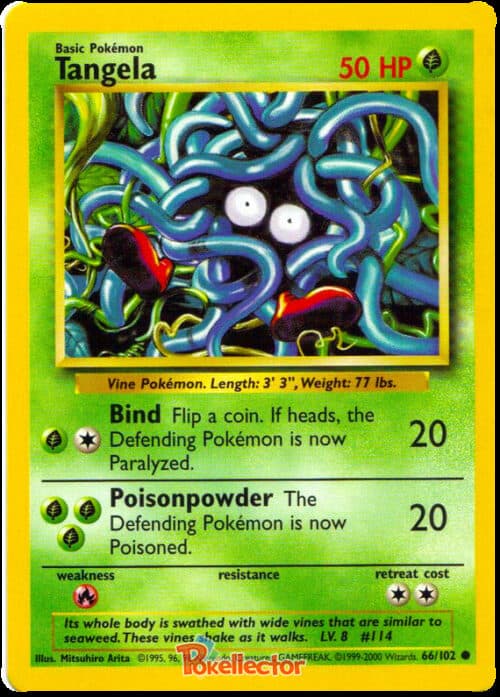 Tangela #66/102 — Base Set