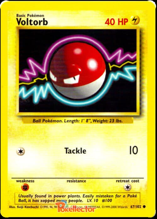 Voltorb #67/102 — Base Set